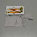 Amirce Face Massager Roller Golden 3D Roller Electric Facial Roller and T Shape Facial Roller Massager Kit Face Rollers