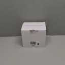 Essentra Home White Marble Kitchen Sponge Holder, Modern Kitchen Sink Caddy with Drain Tray