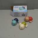 SEPHIX Bath Toys for Toddlers 1-3, Cute Swimming Turtle Bath Toys for 1 2 Year Old Boy Girl Gifts, Water Pool Toys for Baby Toddler Toys Age 1-4, Wind-up Infant Bathtub Toys, 3 Pack