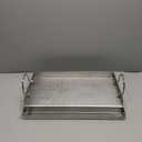 Onlyfire Universal Stainless Steel Griddle for Most BBQ Grills with Removable Handles, 18"12.5"