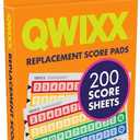 Gamewright Qwixx, Replacement Score Cards Action Game Multi-colored 1 Pack