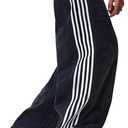 EMMIOL Baggy Jeans Men Wide Leg Oversized, Striped Denim Pants Y2K Skater Loose Fit Straight Leg Streetwear (X-Large, Black)