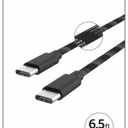 CellCandy Extended Length Charge and Sync Cable - Black, 6.5 