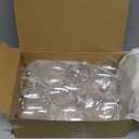 KIMOBER 12PCS Plastic Discs Ornaments,3.9 Inch Clear Flat Sphere Fillable Hanging Ornament Ball for DIY Craft Xmas Tree Decoration