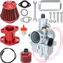 VM22 Carburetor Kit 212cc Carb Replacement for Predator 212cc 224cc Coleman CT200U CT200U-EX BT200X GX160 GX200 196cc 6.5HP Baja Warrior MB200 Axis M200 Mini Bike Go Kart Parts
