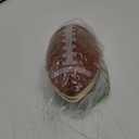Football Purse Rhinestone Sparkly Glitter Clutch Purses Women Bling Evening Bag Crystal Rugby Ball Shaped Novelty for Party (Brown)