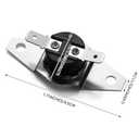 3 Pack Furnace Fan Thermal Control Switch Furnace Limit Switch Compatible with Furnaces