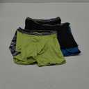 Hanes Boys' Big Performance Tween Boxer Brief Pack, X-Temp Mesh Stretch Underwear, Black, 6-Pack (Large)
