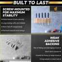 Magnetic Knife Holder  Premium Acacia Wood Knife Storage with Double-Sided Magnetic Strip, Anti-Slip Base  Elegant Countertop & Wall-Mounted Knife Organizer for Kitchen Tools