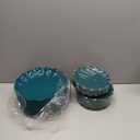 LIYH 50 Pcs Green Plastic Christmas Plates Reusable - Christmas Plastic Plates Unbreakable Holiday Dinnerware Dishes Fancy Scalloped Plate Dishwasher Safe BPA Free for Xmas Day (25Guests)