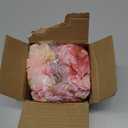 Geosar 120 Pcs Artificial Flowers Bulk Mini Silk Flower for Crafts Fake Small Flowers Heads Floral Arrangement Decor for Spring DIY Wreath Wedding Bouquet Decoration(Pink,Cozy Style)