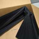 Redi Shade No Tools Original Blackout Pleated Paper Shade Black, 36" W x 72" L, 6 Pack