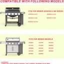 DcYourHome 66045 Warming Rack for Weber GS4 Genesis II 400 Series, Genesis II E-410 S-410 SE-410 Parts, 32 3/4 Inch Stainless Steel Warming Rack for GS4 Genesis 2 Weber 400 Grill Parts