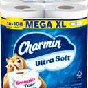 Charmin Ultra Soft Toilet Paper, 18 Mega XL Rolls = 108 Regular Rolls
