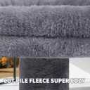 AIWIKIDE 24" Scratching Post, Interactive Cat Scratcher, with Perch & Plush Toy, Sturdy Weighted Base, Grey
