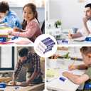 3 x 6 Pack Pencil Erasers, Large White Erasers for School, Art Erasers for Kids Drawing Bulk