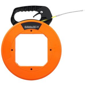 VEVOR Fish Tape, 100 ft, 1/ 6-inch, Fiberglass Wire Puller with Optimized Housing and Handle, Easy-to-Use Cable Puller Tool, Flexible Wire Fishing Tools for Wall and Electrical Conduit, Non-Conductive