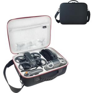 Fuimllar Avata 2 Case, Hard Carrying Case for DJI Avata 2 Fly More Combo (3 Batteries) and Othe Drone Accessories, Avata Drone Storage Bag