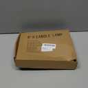 4 Pack-Electric Christmas Window Candle Lamp with Golden Plated Base, Flameless Taper Candles with C26 Clear Lights BulbPlug in Candles for Christmas Window, Weddings, Home Decor and Lighting