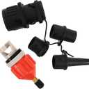 1set Inflatable Boat Adapter Kit Air Valve Converter for Kayaks and Paddle Boards Pumps Adapter for Efficient Inflation During Outdoor Activities