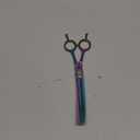 JASON 7" Dog Grooming Scissor - Professional Chunker Shear with Ergonomic Handle Japanese Stainless Steel Hair Scissor for Dogs, Cats and Other Pets, Sharp (Chunker, Purple) Christmas Gift