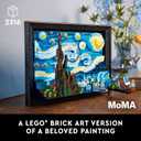 LEGO Ideas Vincent Van Gogh The Starry Night - Building Set for Adults, Ages 18+ - Beautifully Detailed Home Wall Art Decor - Gift for Men & Women - 21333