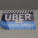 2-Pack Delivery Driver Car Magnet - Strong Magnetic Waterproof Car Signs for Delivery Drivers, Reusable Automotive Vehicle Magnets(11.8"8.2") (blue)