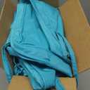 Summsun Outdoor Chair Cushions Set of 4: Waterproof & Fade Resistant Seat Cushion for Patio Furniture - 19 x 19 x 2 Inch Chair Pads with Ties and Hidden Zipper - Patio Chair Cushion Replacement, Teal