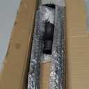 Boshangjia 38.5 inch Pot Rack Wall Mounted Detachable Pan Rack Organizer Industrial Pipe Hanging Rail Lids Utensils Hanger Holder for Kitchen with 10 S Hooks, Black