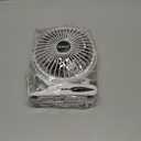 HONYIN 720° Rotation Small Desk & Clip on Fan with Sturdy Clamp, 3 Speeds, Quiet Little Personal Cooling Fan by USB Plug In, for Bedroom Office Desktop Treadmill