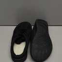 LeIsfIt Mules for Women Wide Slip-on Mule Shoes Breathable Walking Shoes Comfortable Backless Sneakers 8 with Removable Sole (Black)