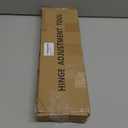 Door Hinge Adjustment Tool, 4 in 1 Hinge Gap Adjusting Wrench for Residential and Commercial, Hinges Bender Tools Adjustable Door Hinge Wrench