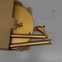 Gold Paper Towel Holder with Arm Fit Most Size Paper Roll Gold Paper Towel Holder Countertop Golden Bird Decor for Kitchen