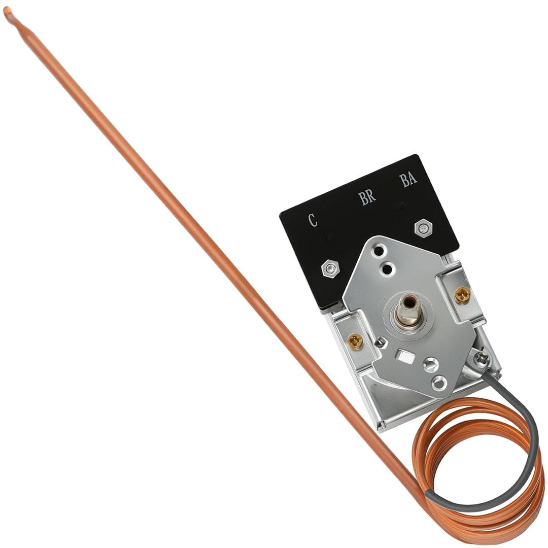 KKTB-18-48 Oven Thermostat  5A 120VAC Max Temperature 599F, 48 Capillary Tube Suitable, Compatible with Robertshaw KKTB-18-48 Stove Oven Range Thermostat