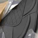 Seat Covers Custom Fit for Chevy Silverado GMC Sierra 1500 2007-2025 2500/3500 HD Crew Cab Pickup Truck Seat Cover Protector Cushion with Faux Leather Waterproof(Black, Front Seat)