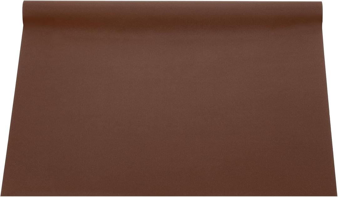 PATIKIL 29x17 Inch Cotton Linen Fabric, 1 Pcs Soft Colored Cotton Linen Sheets Self-Adhesive Repair Fabric Patch for Book Binding Repairing Crafting Sewing, Brown