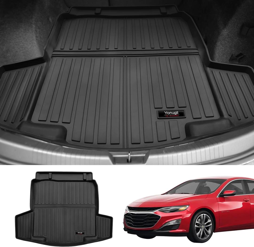 Custom for 2016-2025 Chevy Malibu Cargo Mats Trunk Liner All Weather TPE Protection Mat Accessories (for 2016-2025 Chevy Malibu)