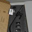 KES NSF Certified All Metal Drinking RO Water Faucet for Kitchen Sink, Lead-Free 18/8 Stainless Steel Reverse Osmosis Faucet, Water Filter Faucet for RO Water Filtration System, Non-Air Gap, Black