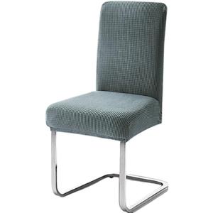 2pcs Waterproof Elasticity Chair Cover for Office Spandex Stretch Chair Cover Seater Case Dining Room Kitchen (Light Green)