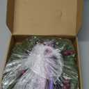 5 Pieces Christmas Wreath Advent Candle Holder Candle Centerpiece Decoration Christmas Advent Wreath with Candles Advent Candle Holder Wreath for Home School Advent Fireplace Church Decor (Classics)