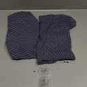 Couch Sofa Arm Chair Covers Set of 2 Polyester Stretch Arm Rest Covers for Sofa Recliner Chair Arm Covers Protectors with Twist Pins (Gray Blue,M)