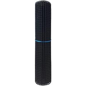 PVC Coated Hardware Cloth - ¼" Wire Mesh - Black - 23 Gauge Galvanized Welded Wire (12" x 30")