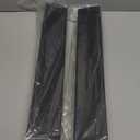 Lightess 2PC LED Wall Sconces,Outdoor Waterproof Wall Lamps Strip Aluminum Wall Lights 24W LED Black Wall Lamp Bedroom Exterior Outdoor Lighting Fixtures (2PC-15.7in-Black)