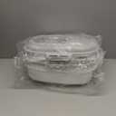 ANVS 2 Pack Dog Food Storage Container - Collapsible Dog Food Container with Airtight Lids, Scoop and 2.5L Small Pet Food Storage Container Dry Food For Dog, Cat and Other Pet Food (Grey, 30lbs)