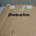 Babelio 29-55" Extra Wide Baby Gate, PressGuard P7, Black Wood Pattern