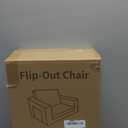 Toddle & Kids Chair,2-in-1 Soft Toddler Couches that Fold Out,Toddler Chairs Comfy 1-3 Years Old,Convertible Sofa to Lounge,Grey