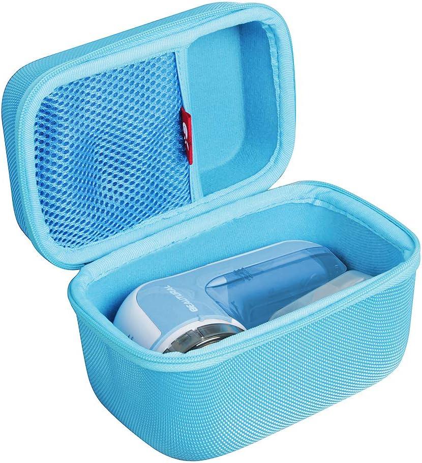 2 x Hermitshell Travel Case for BEAUTURAL Fabric Shaver and Lint Remover Sweater Defuzzer (Only Case)(Blue)