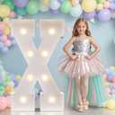 JoyMuse Marquee Letters 3 Feet Tall, Light Up Letters 3FT with Lights, Large Letters for Party, Letter X Light Up Letters for Graduation Proposal Wedding Birthday Homecoming Decorations