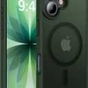 RIOBIO Magnetic for iPhone 17 Case [Compatible with MagSafe][Translucent Matte Slim] Military-Grade Shockproof Protective for iPhone 17 Phone Case, Green