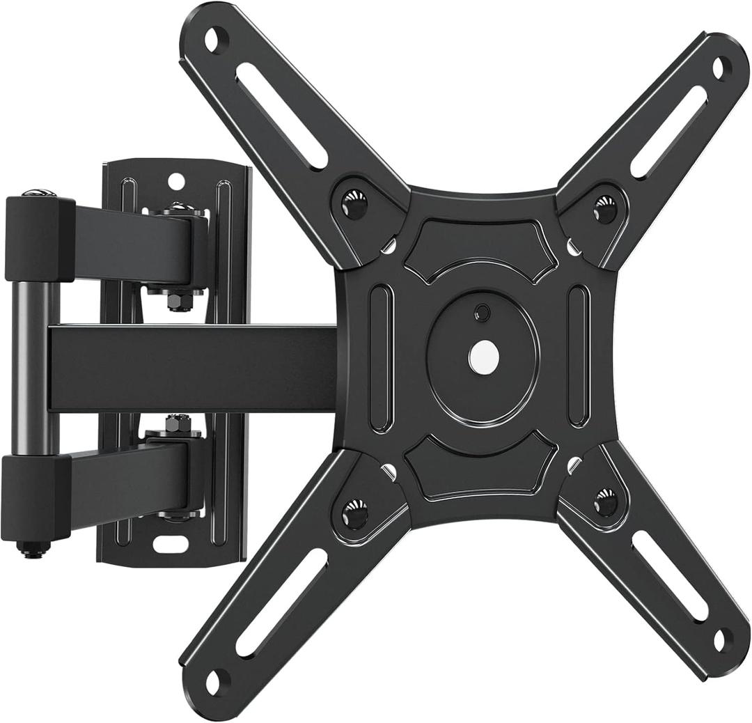 ELIVED UL Listed Full Motion TV Monitor Wall Mount for Most 14-42 Inch LED LCD Flat Screen TVs & Monitors, Swivel Tilt Extension Rotation tv Mount Bracket Max VESA 200x200mm, up to 33 lbs.